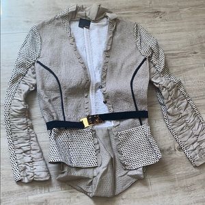 Fendi jacket with belt